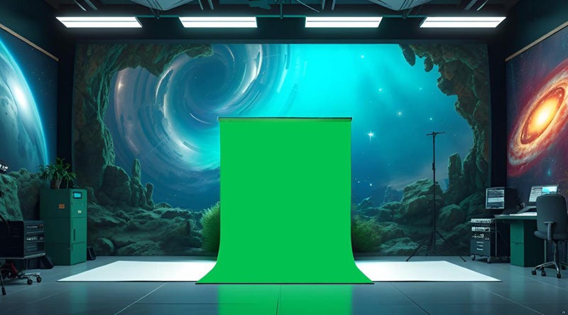 Hanumex® 8x12 Ft. Pro Green Screen Backdrop: Wrinkle-Free Fabric, Rod Pocket for Photo Studio, Live Stream, YouTube, VFX & More - Image 2