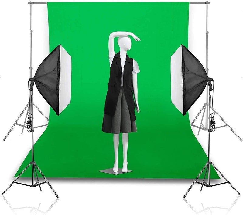 Hanumex® 8x12 Ft. Pro Green Screen Backdrop: Wrinkle-Free Fabric, Rod Pocket for Photo Studio, Live Stream, YouTube, VFX & More - Image 4