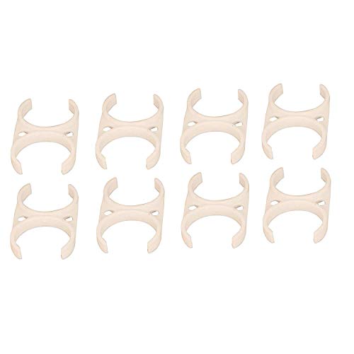 SHAPURE Plastic Clamps for RO Water Purifier (White) - Set of 12 Compatible with KENT/DOLPHINE/REVIVA/AQUAGRAND - Image 3