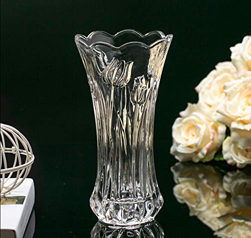 HEYOL Glass Flower Vase Medium White - Image 4
