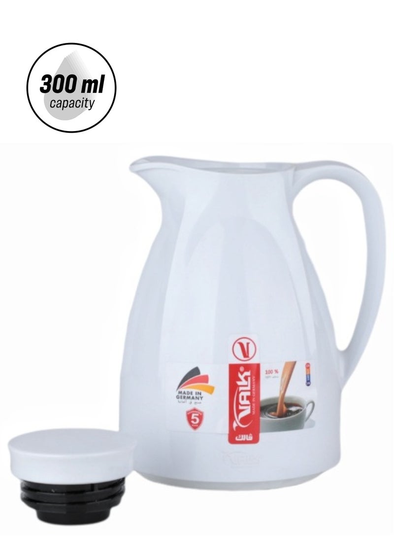 Valk Vacuum Flask With Double Wall Glass 300 ml Wide Mouth With Anti-Leakage Made in Germany - Image 1