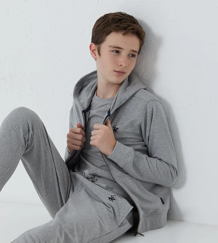 Beverly Hills Polo Club Casual Zip Up Hoodie