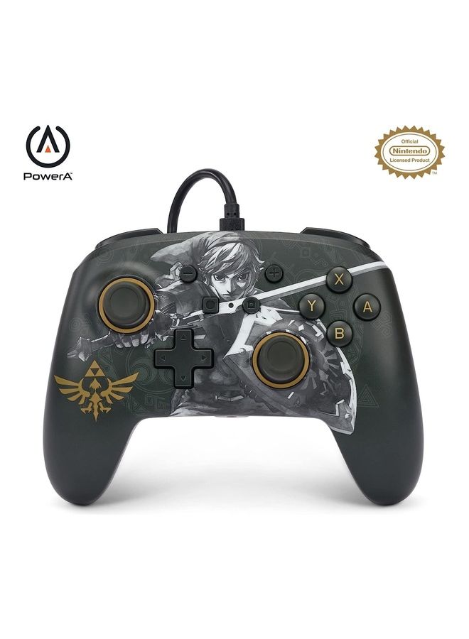 PowerA Enhanced Wired Controller for Nintendo Switch - Battle-Ready Link - Image 1