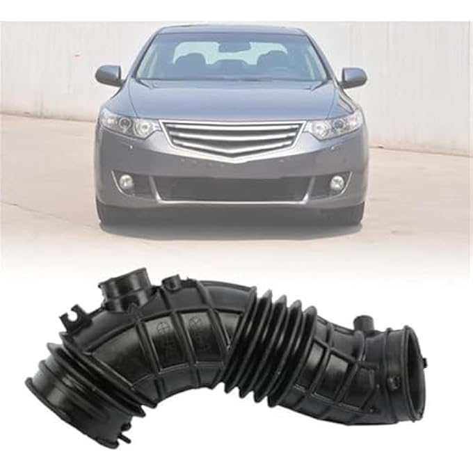 QASULER Air Intake Car Rubber Cleaner Hose Flow Tube, for Accord, Euro CU2 2009-2014 2.4 Litre Engine OEM:17228-RL6-E00 Pipe Car Air Intake Pipe - Image 2