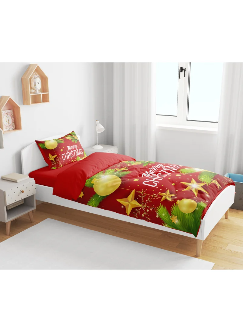 Eray Home Erays Home Erayshome New Year Christmas 3D Digital Printed Single Duvet Cover Set (Without Sheets)