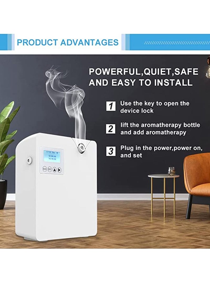 Arabest - جهاز هواء برائحة ذكية مع بخاخ، موزع زيوت عطرية احترافية بدون ماء 300 مل، موزع روائح عطرية، منقي هواء، موزع رائحة HVAC للزيوت العطرية للغرفة والمكتب والمنتجعات الصحية - Image 1
