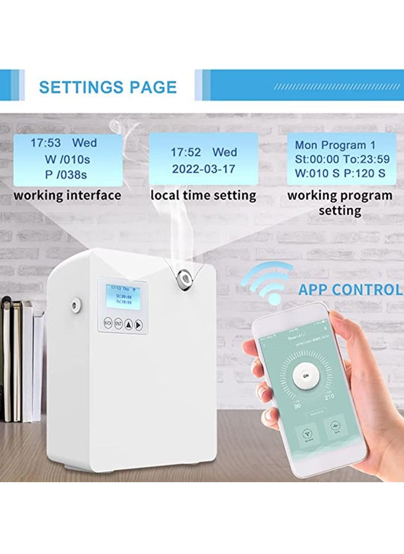 Arabest - جهاز هواء برائحة ذكية مع بخاخ، موزع زيوت عطرية احترافية بدون ماء 300 مل، موزع روائح عطرية، منقي هواء، موزع رائحة HVAC للزيوت العطرية للغرفة والمكتب والمنتجعات الصحية - Image 1