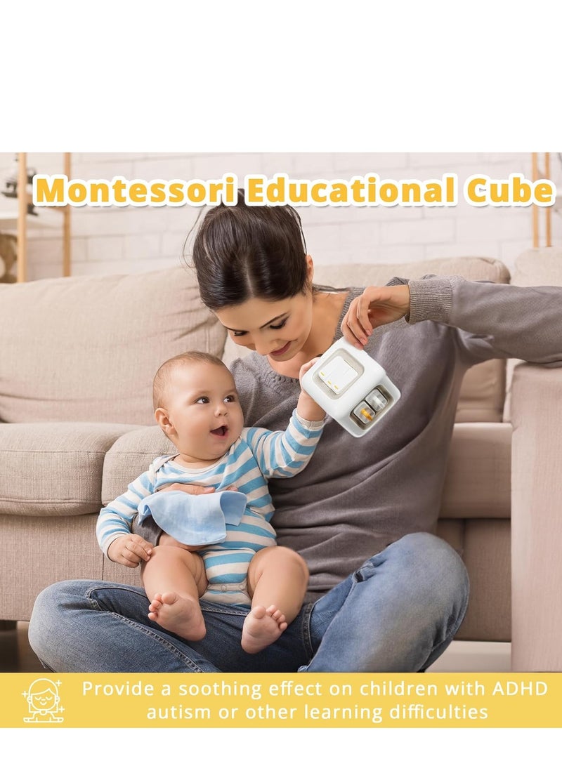 spa luxetique Busy Cube Toys for 1 Year Old Boy, Montessori Toys for 1+ Year Old, Travel Sensory Toys for Toddlers 1-3, Learning Fine Motor Skills| 1st Birthday Gifts Boy 12 Months +  - Image 2