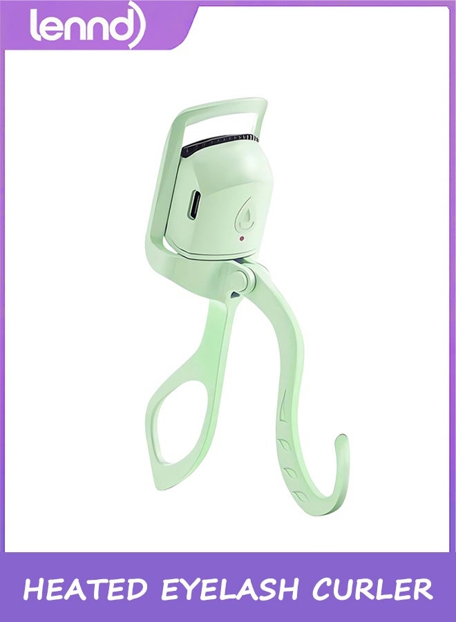 LENND Heated Eyelash Curler, Fast Heat up Within 5s, 24 Hours Long Lasting, Rechargeable Electric Eyelash Curler, Temperature Control, Safe Anti-Burn Eyelash Curlers, Quick Natural Curling Eye Lashes - Image 1
