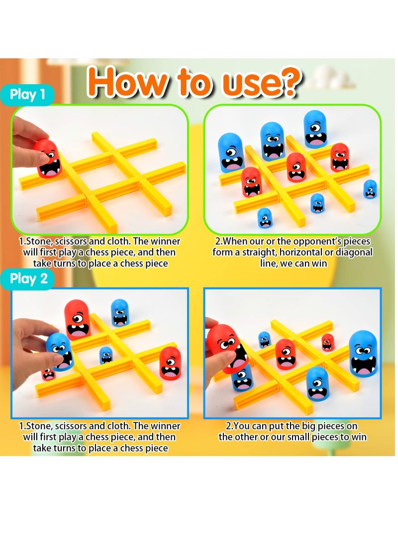 Generic - Interactive Parent-Child Tic Tac Toe Game Set, Educational 2-Player Board Game for Family Fun, Classic Home Decor Toy, Engaging Strategy Game for Kids and Adults - Image 1