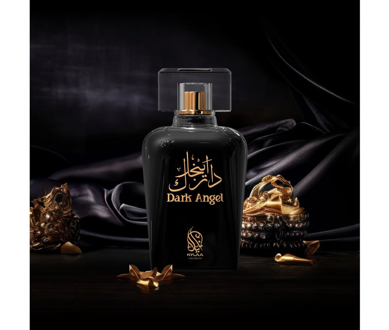 NYLAA Dark Angel Eau De Parfum(EDP) 100ML | Premium Unisex (Men and Women) Perfume | Long Lasting Fragrance | Daily Use Perfume - Image 4
