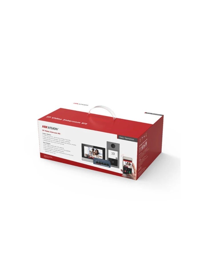 HIKVISION IP Intercom Kit Support Wifi 7Inch Screen and Network Switch - Image 3