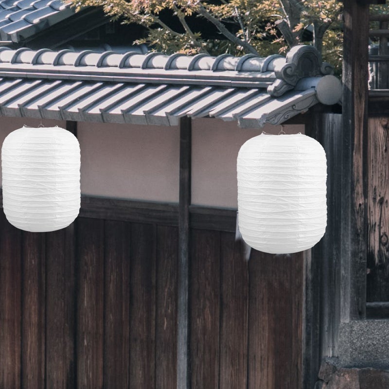 Paper Lantern Lampshade Folding Lantern Cover Decorative Hanging Lantern Cover for Party Festival (Width 20cm, height 24cm) - Image 2