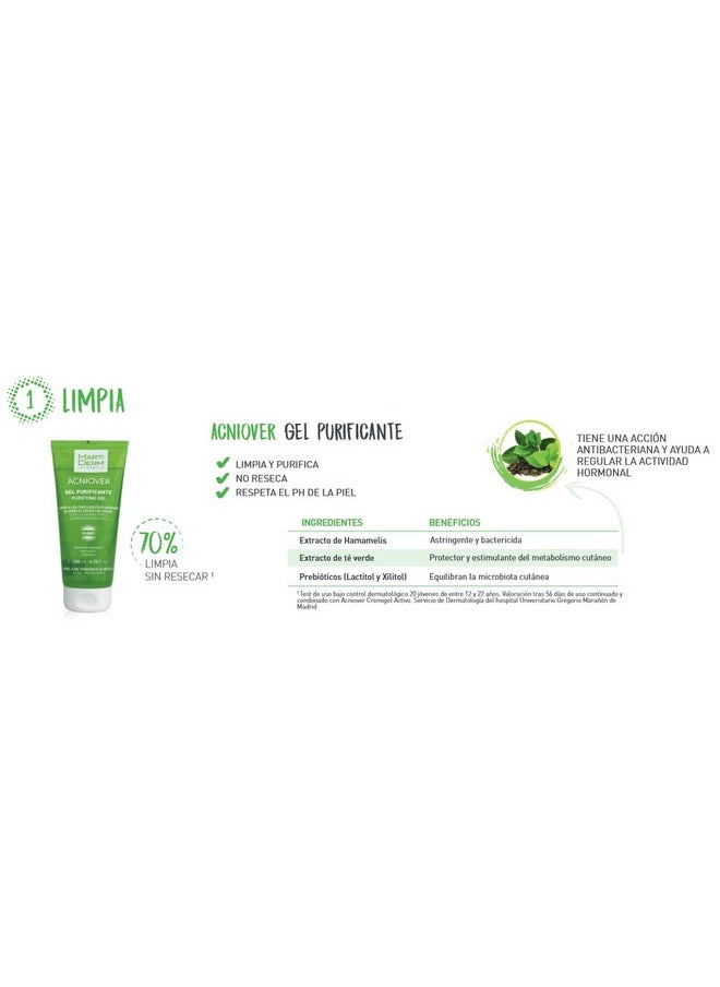 Martiderm - Acniover Gel Purificante Piel Grasa Y Acnéica 200 Ml - Image 1