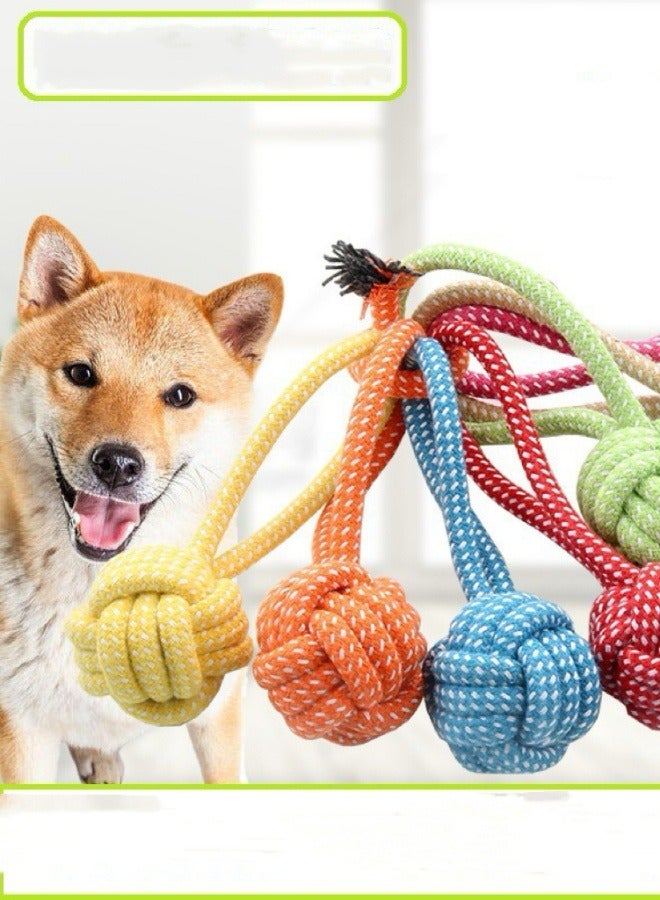 1PC Chew Rope Dog Toy, Cotton Chew Rope for Dogs, Suitable for all Ages and Breeds, Braided Dog Chewing Toy, Thick and Strong, Pet Toys & Accessories( Color Random) - Image 1