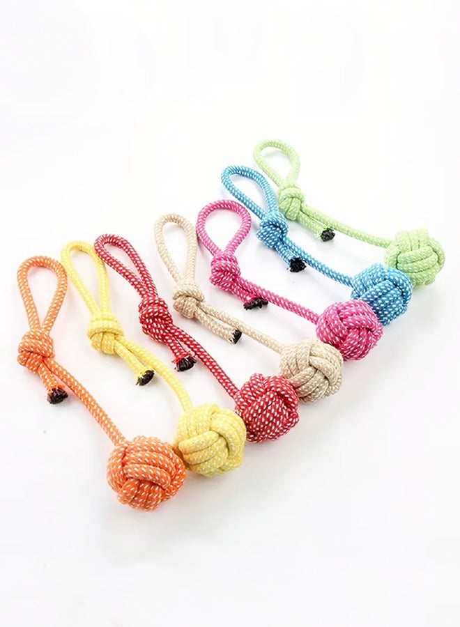 1PC Chew Rope Dog Toy, Cotton Chew Rope for Dogs, Suitable for all Ages and Breeds, Braided Dog Chewing Toy, Thick and Strong, Pet Toys & Accessories( Color Random) - Image 3