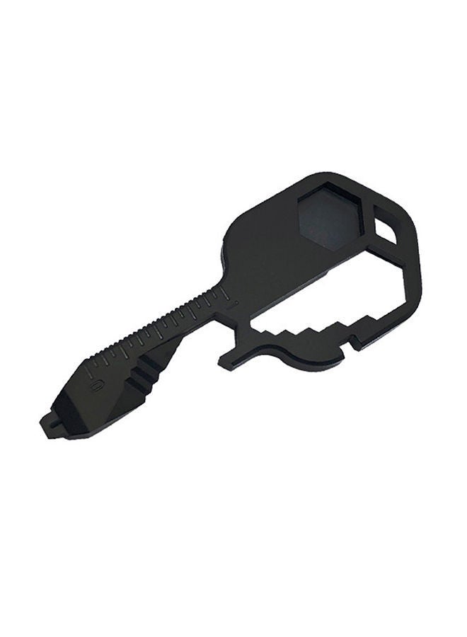 NIBEMINENT 24-In-1 Multifunctional Portable Outdoor Camping Tool Key Black 25g  - Image 1