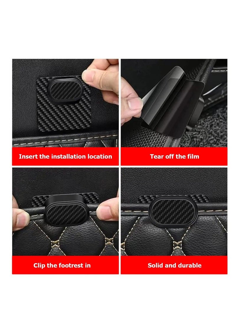 Y&D Multipurpose Car Mat Fixing Buckles, 10 Pcs Self-Adhesive Foot Pad Fixed Sticker, Universal Auto Carpet Grips Clamps Anti-Slip Clip, Floor Mats Hook Retainer Accessories  - Image 5