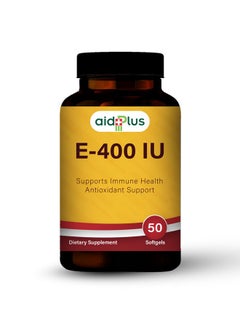 Aidplus E-400 IU – 50 Capsules  - Image 1