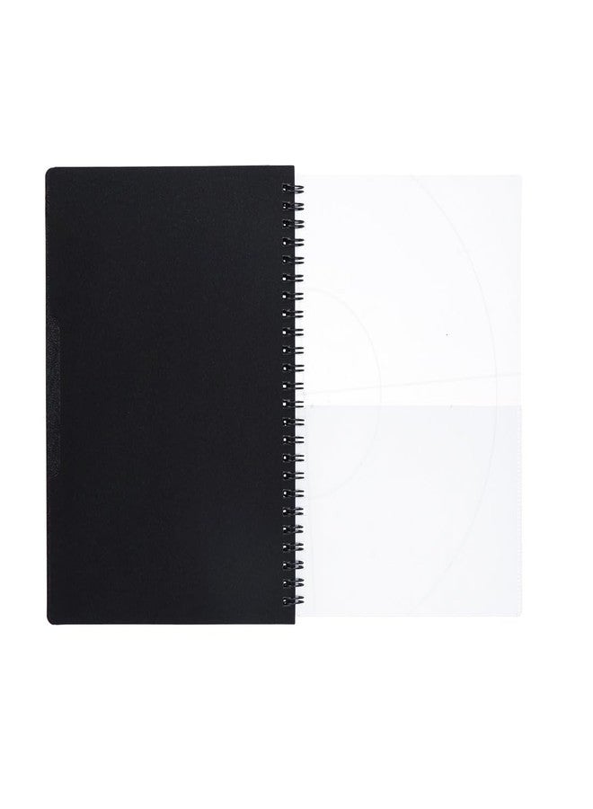 HQ Navneet HQ | Wiro Bound |Single Subject Book |14.8x21 cm |Single Line |160 Pages |Black - Image 3
