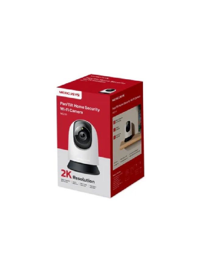 MERCUSYS Pan/Tilt Home Security Wi-Fi Camera 2K, MC210 - White - Image 3