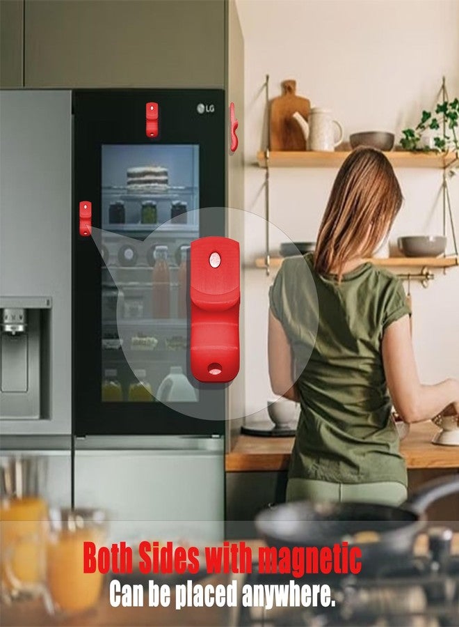 فتاحة برطمانات التعليب، أداة تعليب برطمانات ماسون، تُحرر ختم الفراغ على الأغطية ذات الفتحة الواسعة والعادية، رافعة مغناطيسية لأغطية البرطمانات للتعليب. مثالية للحفظ والتخليل وتخزين الطعام المنزلي - Image 5