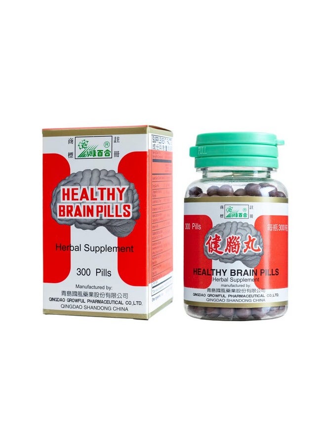 Solstice Medicine Company Healthy Brain Pills Herbal Supplement Jian Nao Wan 300 Pills 1 Bottle  - Image 2
