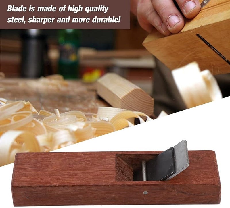 Premium Woodworking Plane 245MM With Steel Blade And Brass Mouth Hand Tool - Image 5
