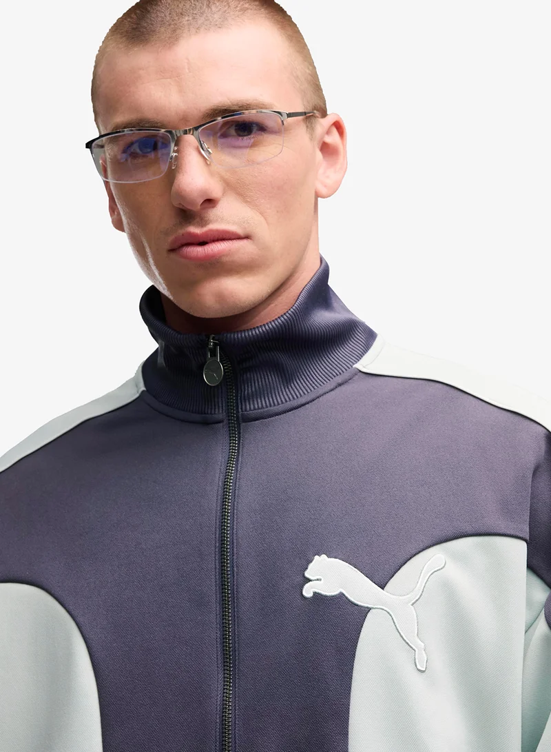 Puma Inky Depths-Creme De Mint T7 Love Of The Cat Relaxed Track Jacket for Men | Best Price UAE
