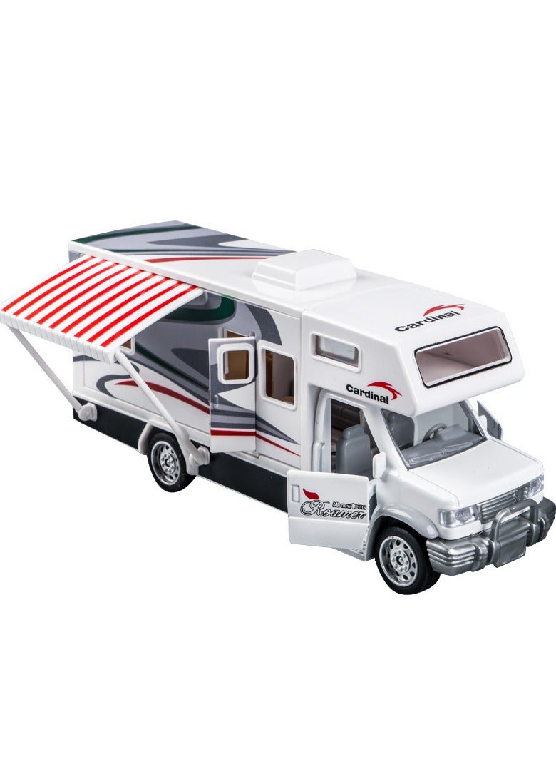 general DIY Luxury Motorhome DIE-CAST Car Model, Zinc Alloy Die-Cast Pull Back Vehicles Kid Toys for Boy Girl Gift - Image 1
