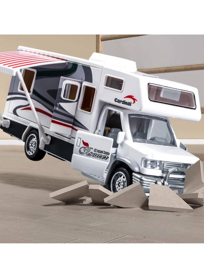 general DIY Luxury Motorhome DIE-CAST Car Model, Zinc Alloy Die-Cast Pull Back Vehicles Kid Toys for Boy Girl Gift - Image 2