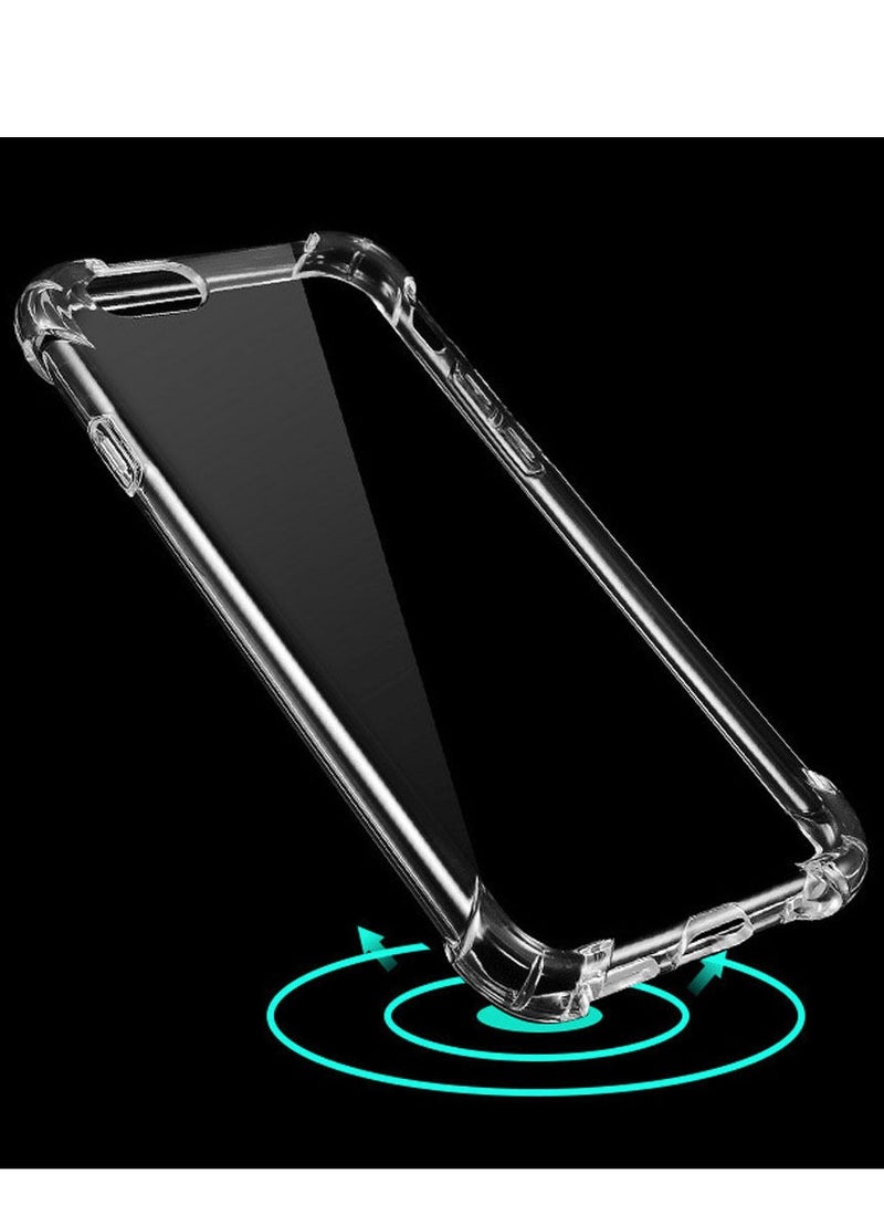 DUSALA Anti-Scratch Shock Absorption Case Cover with Tempered Glass and Charging Cable for Apple iPhone 7/8/SE - Image 2