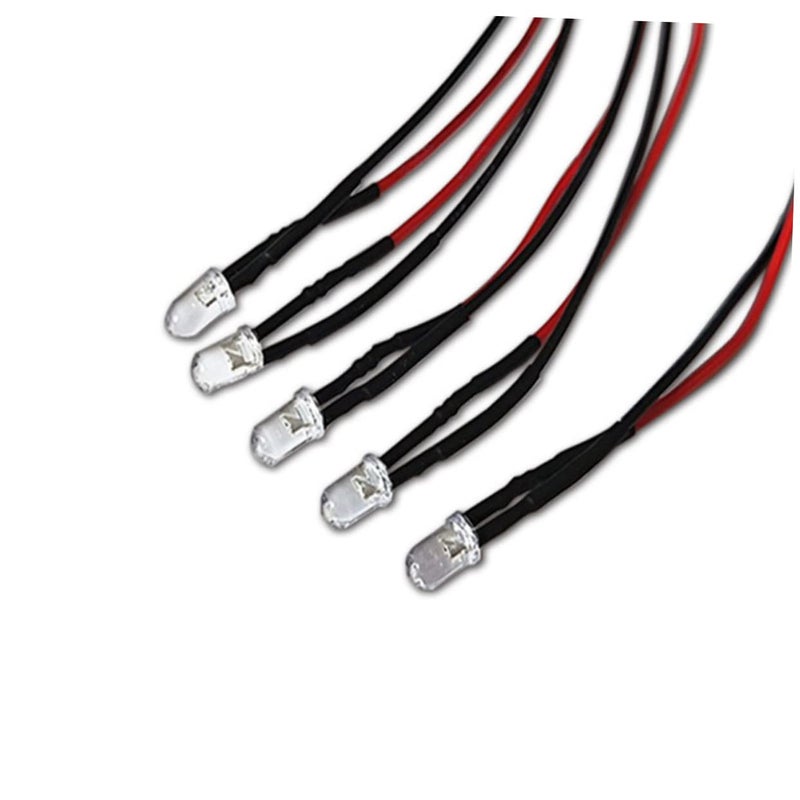 10 قطعة من حبات مصابيح LED البيضاء، إضاءة موفرة للطاقة لألعاب التحكم عن بُعد وزينة المنزل - Image 5