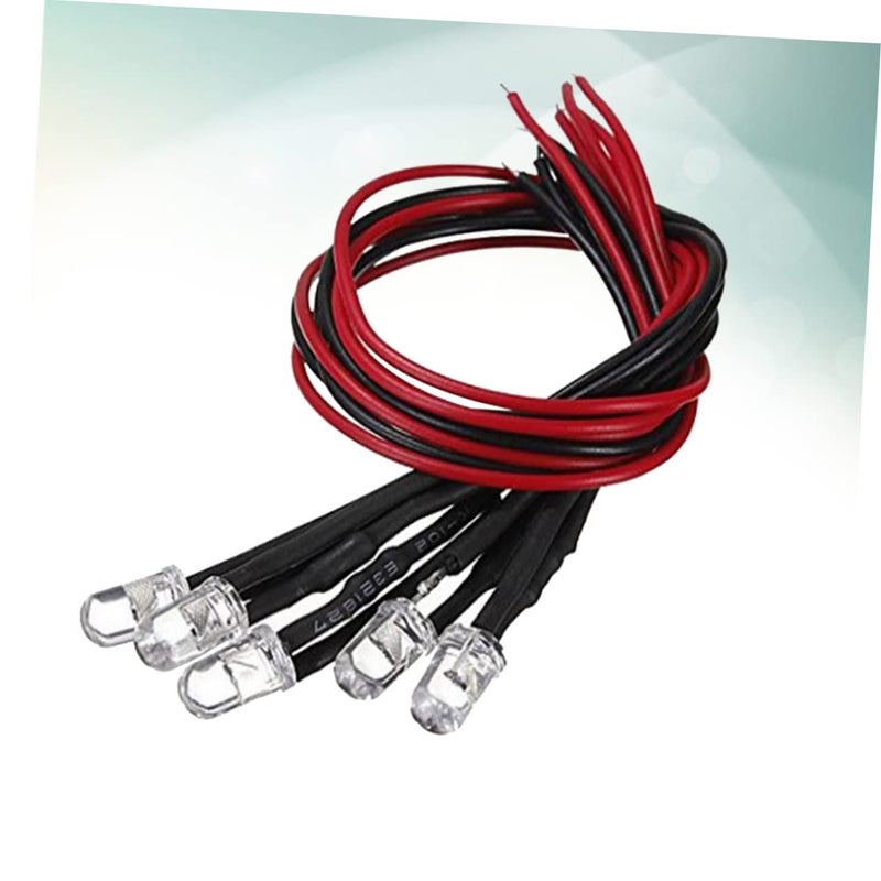 10 قطعة من حبات مصابيح LED البيضاء، إضاءة موفرة للطاقة لألعاب التحكم عن بُعد وزينة المنزل - Image 3