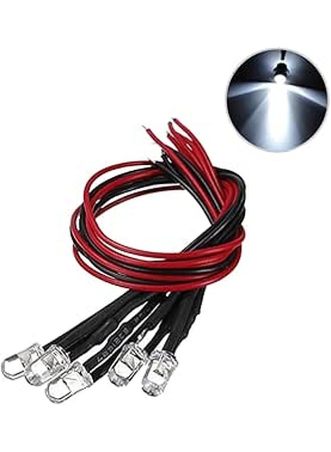 10 قطعة من حبات مصابيح LED البيضاء، إضاءة موفرة للطاقة لألعاب التحكم عن بُعد وزينة المنزل - Image 1