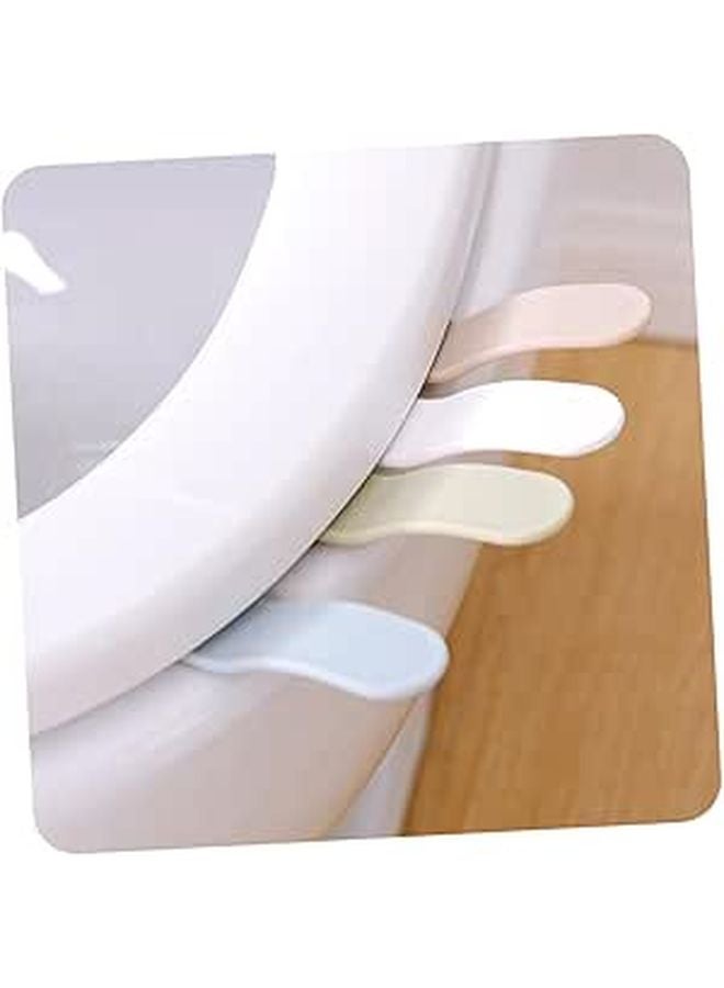 4Pcs Toilet Lifter Handle In White Gray Blue Khaki Light Green Colors For Home Hotel And Store - Image 1