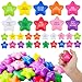 SHQDD 100PCS Bulk Star Stress Balls for Adults Kids Motivational Quotes Soft Foam Stress Relief Squeeze Toys Fidget Anxiety Anger Relief at WorkSchoolHome Perfect Party Favors MultiColor - Image 2
