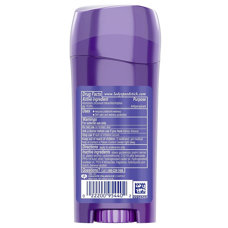 Lady Speed Stick Invisible Dry Antiperspirant Deodorant, Powder Fresh - 2.3 ounce (6 Pack) - Image 2