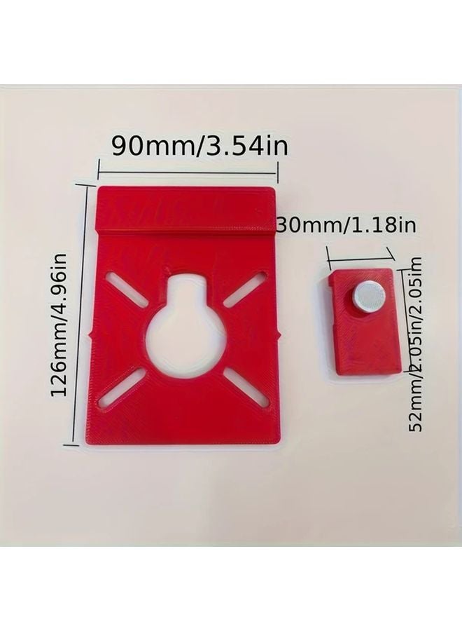 Red Heavy Duty Plastic Guide Rail Adapter Linear Tracking System With Limit Switch - Image 4