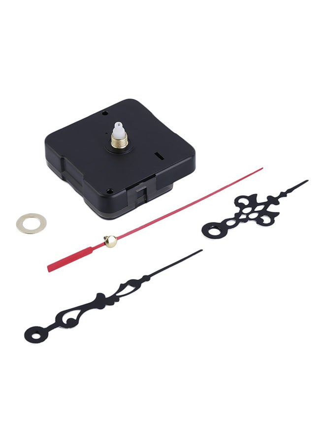 Mute Hands Quartz Clock Movement Repair Tool Parts Kit Black/Red  - Image 1