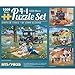 Bits and Pieces 4in1 MultiPack 1000 Piece Jigsaw Puzzles for Adults Jigsaw Puzzle Set Bundle by Artist John Sloane Completed Puzzle Size 20 x 27 - Image 2