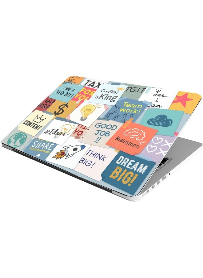 Home Trove ANCIARY Full Laptop Skin Bubble-Free HD Quality Sticker for Laptops Upto 15.6" Compatible with Apple/Dell/HP/Lenovo/Acer/Asus/Sony (Dustproof|Waterproof|Scratchproof|Reusable) - King FL1  - Image 2