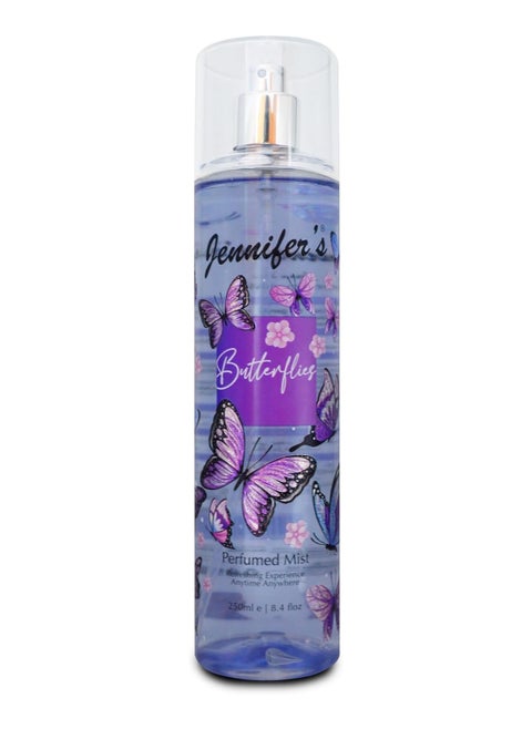 Jennifer's Butterflies Perfumed Mist 250 ML - Refreshing Experience Anytime, Anywhere