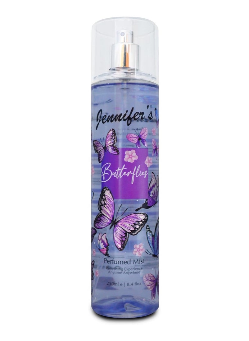 Jennifer's Jennifer's Butterflies Perfumed Mist 250 ML - Refreshing Experience Anytime, Anywhere  - Image 1