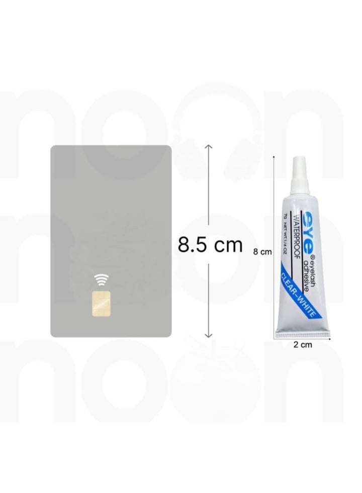 Eye 2Pcs Eyelash Waterproof Adhesive Clear/White - Image 4