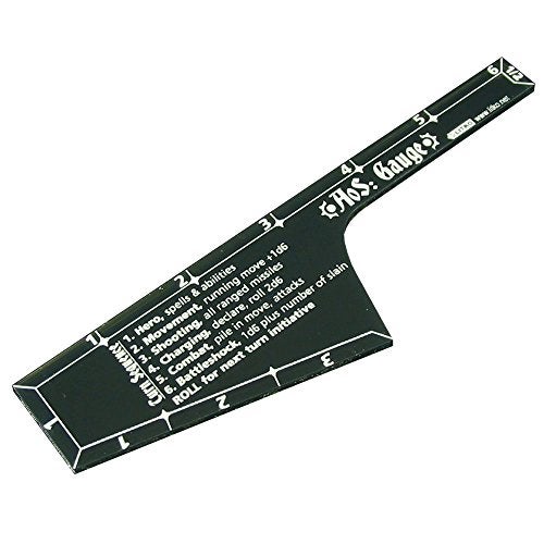 LITKO Movement Gauge Warhammer: Age of Sigmar 1st Edition & 2nd Edition, Translucent Grey - Image 1