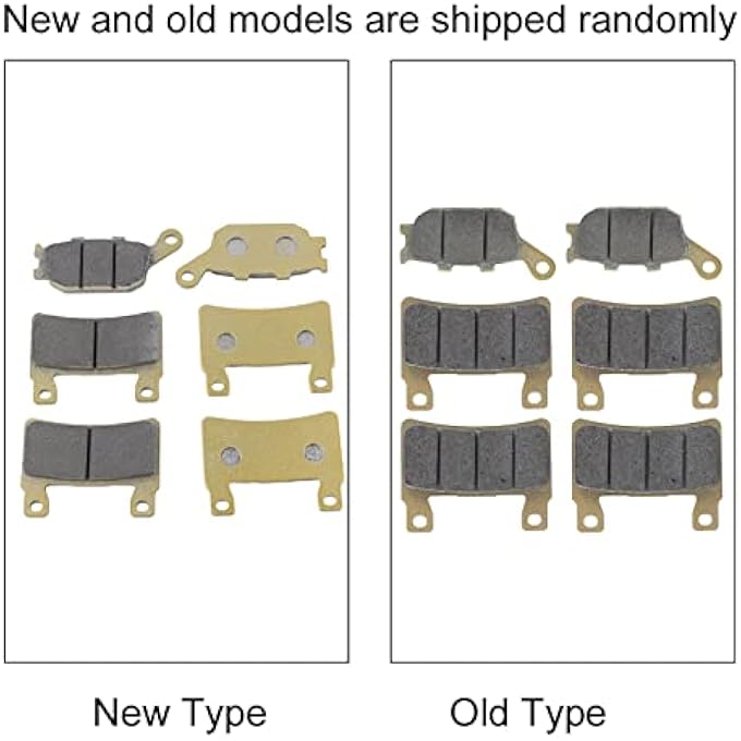 6PCS MOTORCYCLE BRAKE SHOE SET, FRONT REAR DISK BRAKE PADS FOR CBR 600 F4 F4I - Image 5