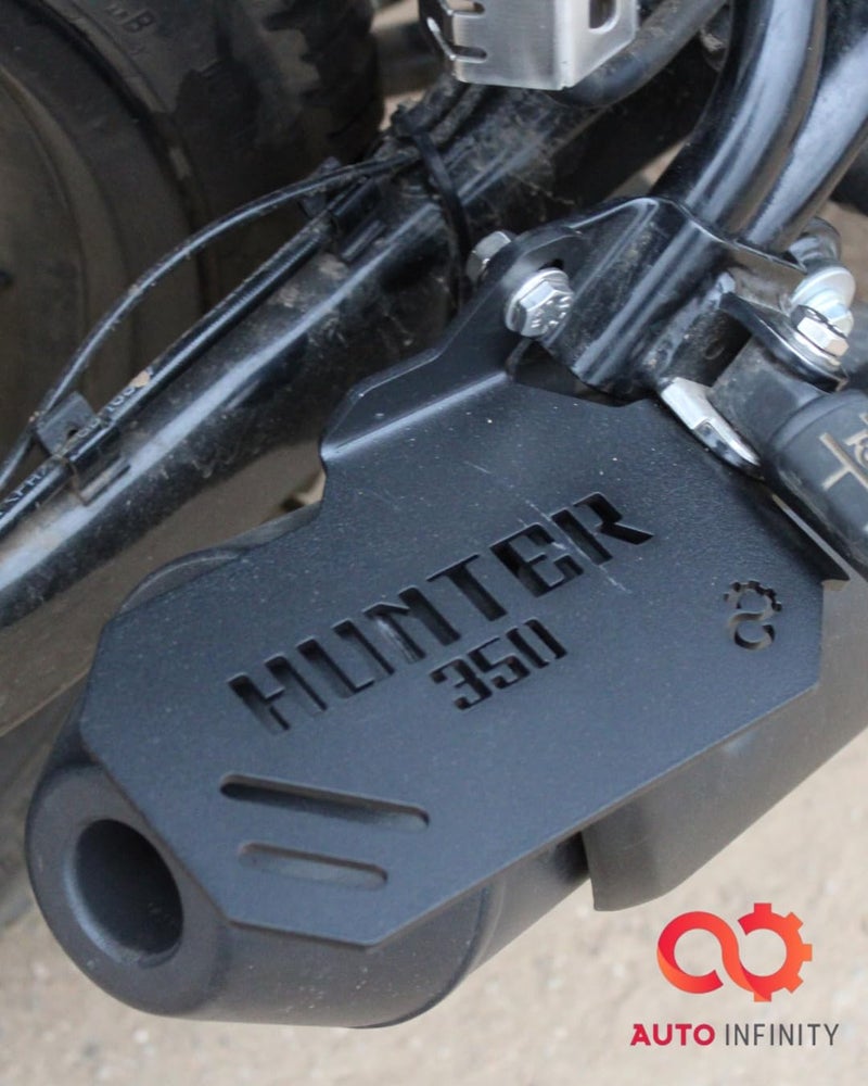 Auto Infinity Pillion Footrest Compatible With R-E Hunter (Pair|Set) (Black, Pack of 1) - Image 5