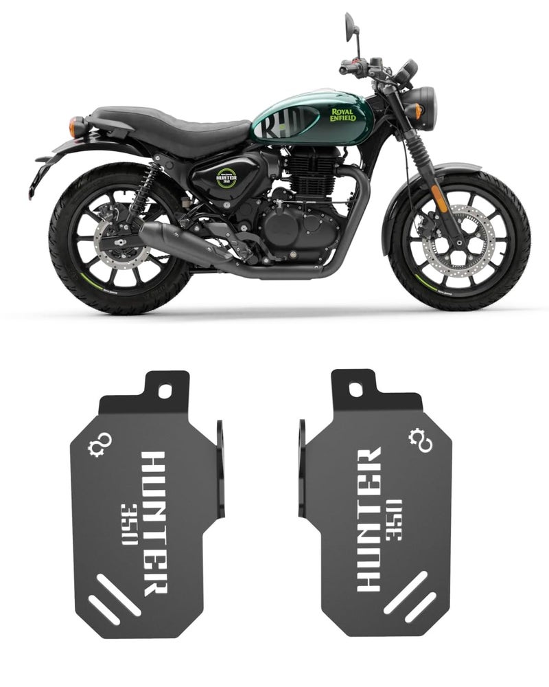 Auto Infinity Pillion Footrest Compatible With R-E Hunter (Pair|Set) (Black, Pack of 1) - Image 1