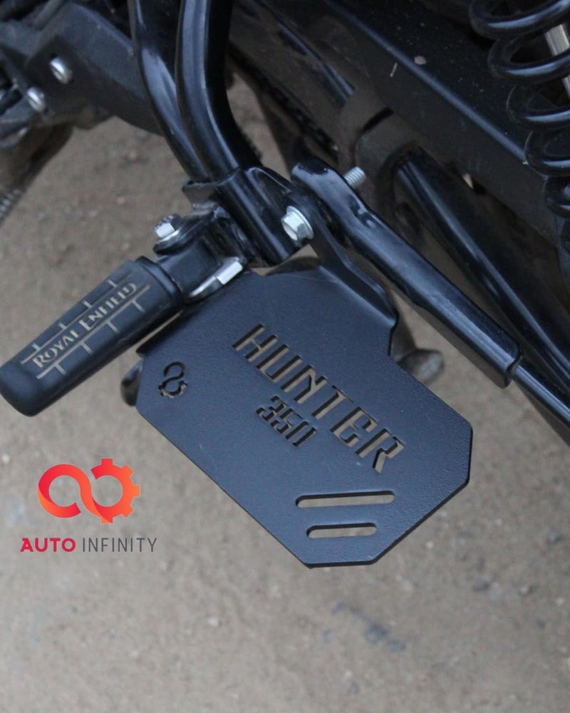 Auto Infinity Pillion Footrest Compatible With R-E Hunter (Pair|Set) (Black, Pack of 1) - Image 3